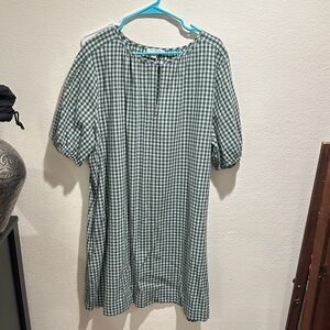 Green Gingham Dress